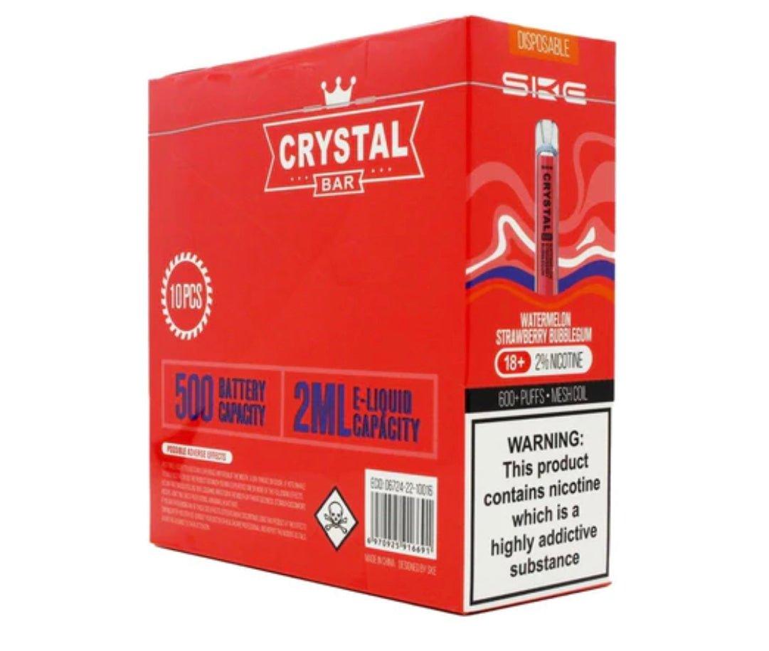 SKE Crystal Bar 600 Disposable Pod Kit (BOX OF 10) - Puff N Stuff