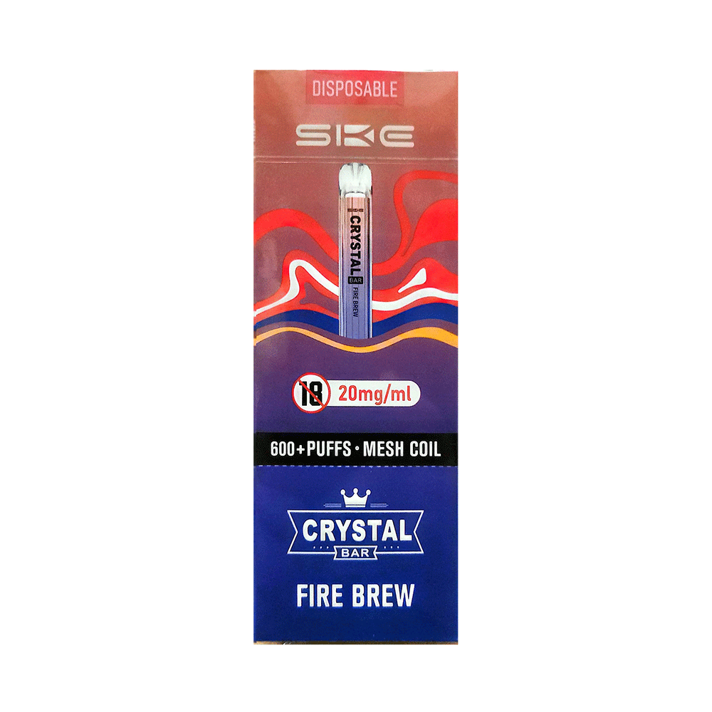 SKE Crystal Bar 600 Disposable Pod Kit (BOX OF 10) - Puff N Stuff