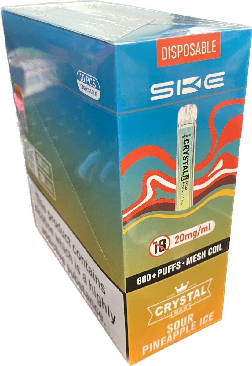 SKE Crystal Bar 600 Disposable Pod Kit (BOX OF 10) - Puff N Stuff