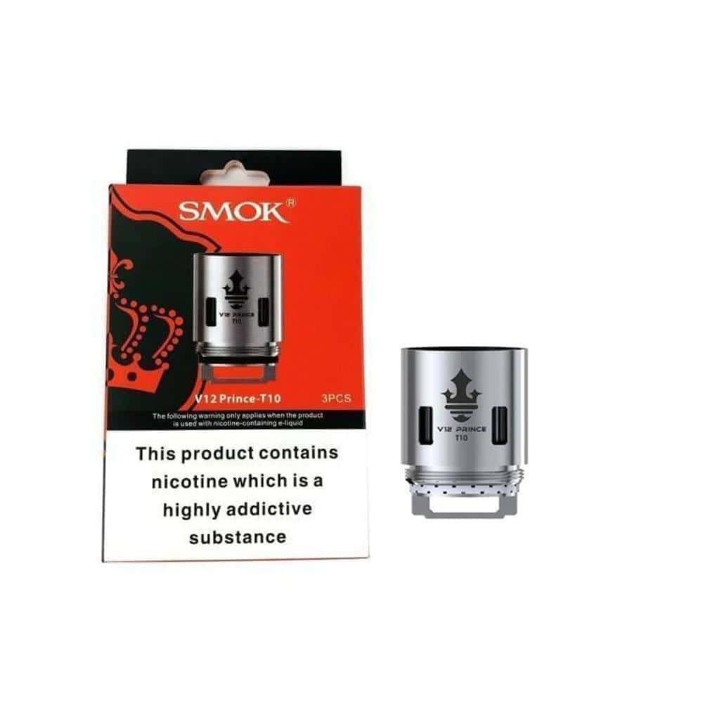 Smok - Tfv12 Prince T10 - 0.12 ohm - Coils - 3pack - Puff N Stuff