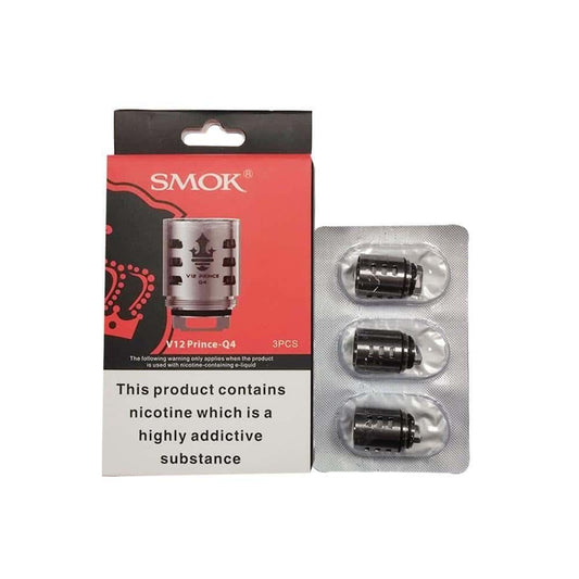 Smok - Tfv12 V12 Prince-Q4 - 0.40 ohm - Coils - 3pack - Puff N Stuff