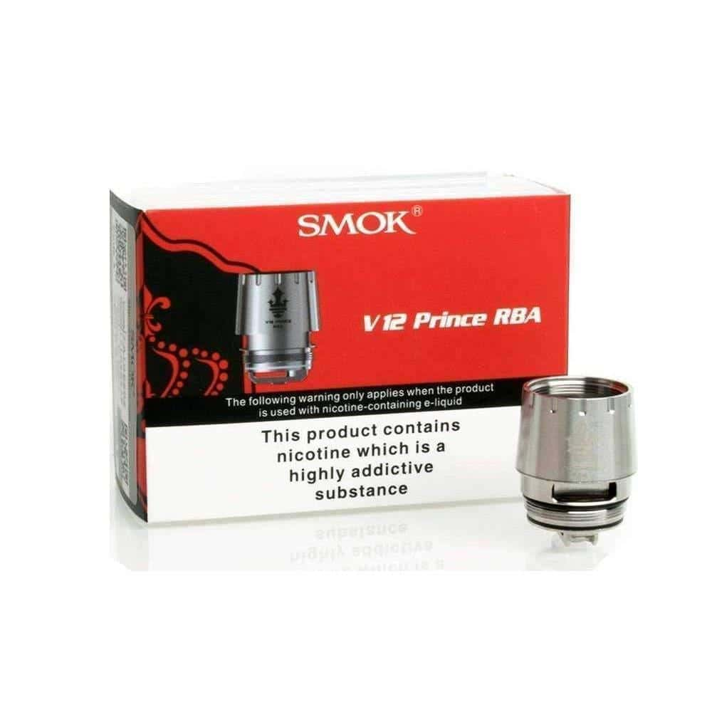 Smok - Tfv12 V12 Prince Rba - 0.25 ohm - Coils - Puff N Stuff