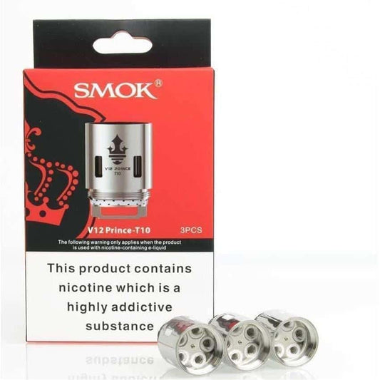 Smok - V12 Prince - T10 - 0.12 ohm - Coils - Puff N Stuff