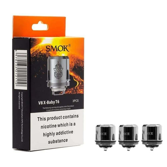 Smok - V8 X-Baby T6 - 0.20 ohm - Coils - Puff N Stuff