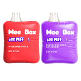 So Soul Mee Box 600 Disposable Vape Puff Pod Pack of 10 - Puff N Stuff