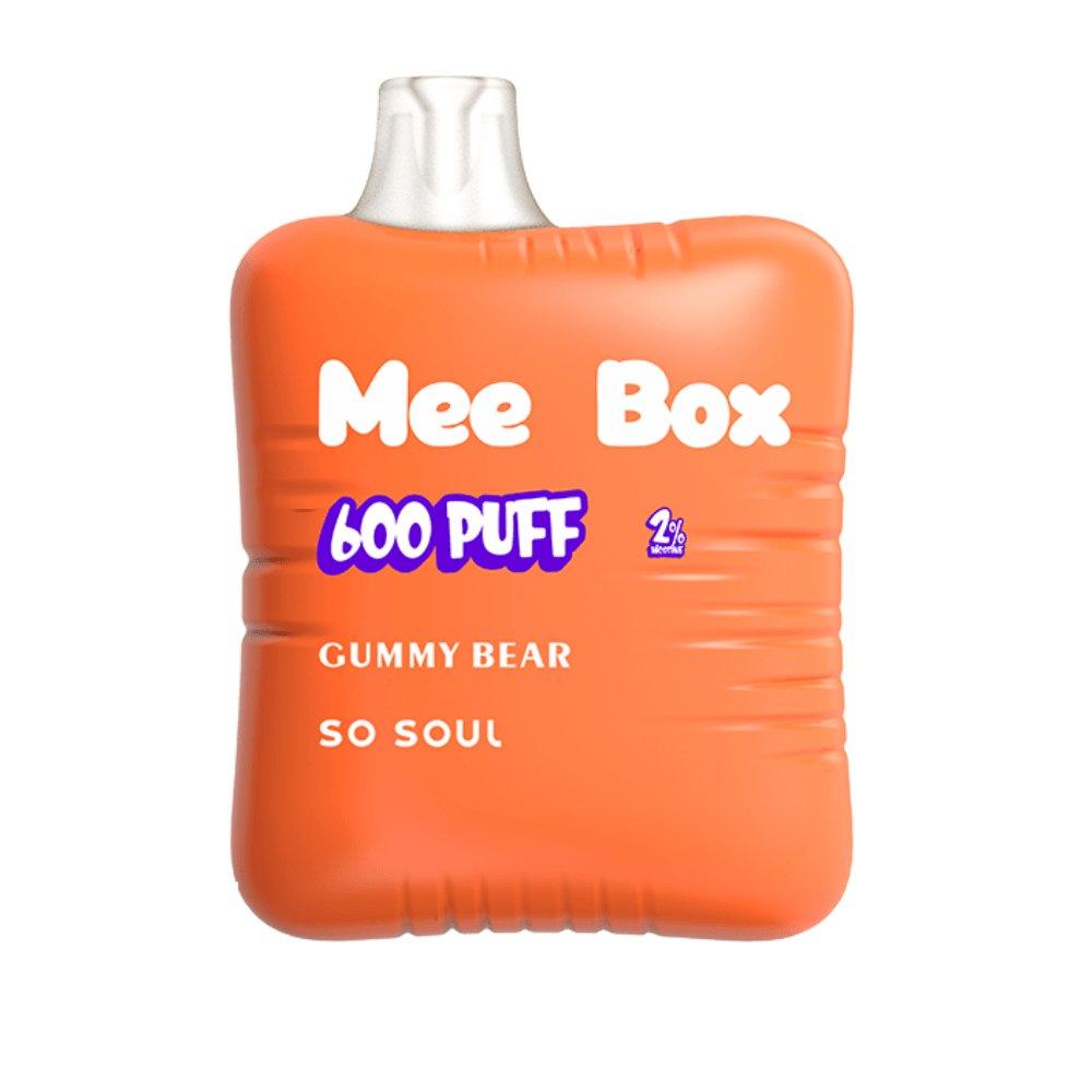 So Soul Mee Box 600 Disposable Vape Puff Pod Pack of 10 - Puff N Stuff