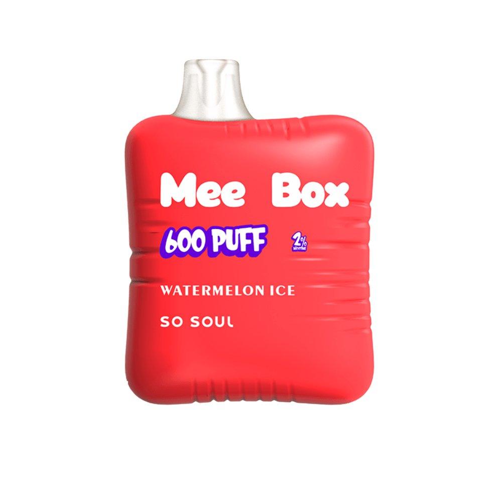 So Soul Mee Box 600 Disposable Vape Puff Pod Pack of 10 - Puff N Stuff
