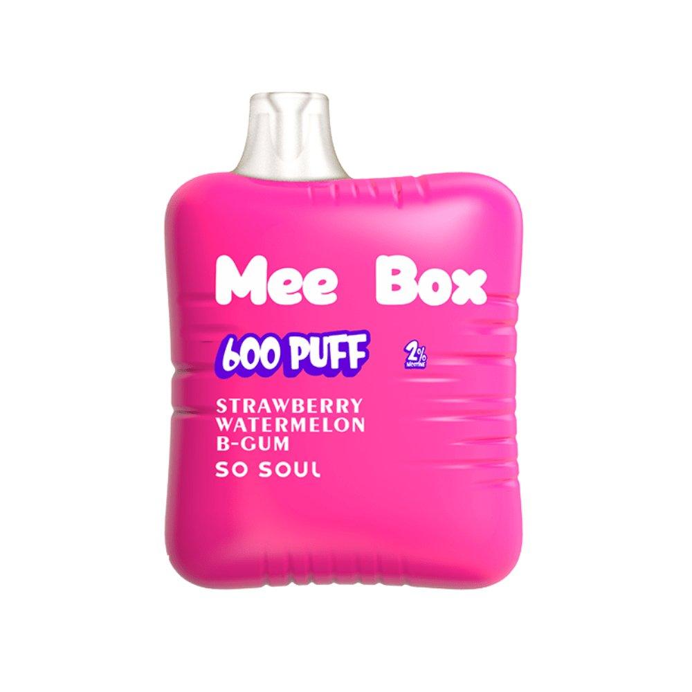 So Soul Mee Box 600 Disposable Vape Puff Pod Pack of 10 - Puff N Stuff