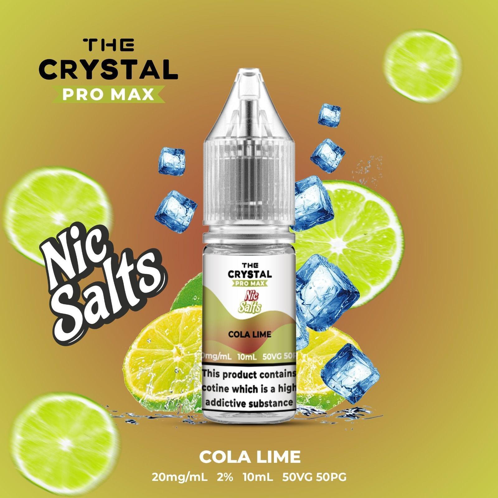 The Crystal Pro Max Vape Nic Salts 10ml - Box of 10 - Puff N Stuff