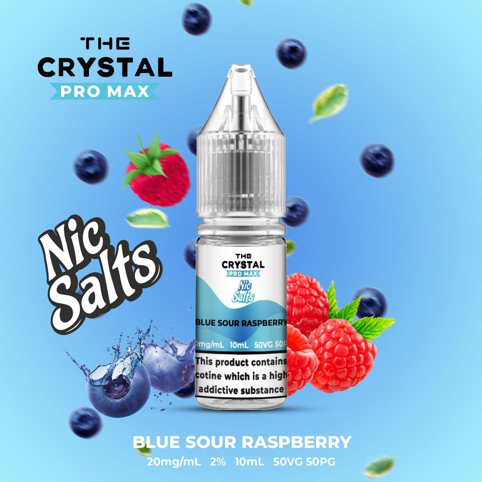 The Crystal Pro Max Vape Nic Salts 10ml - Box of 10 - Puff N Stuff