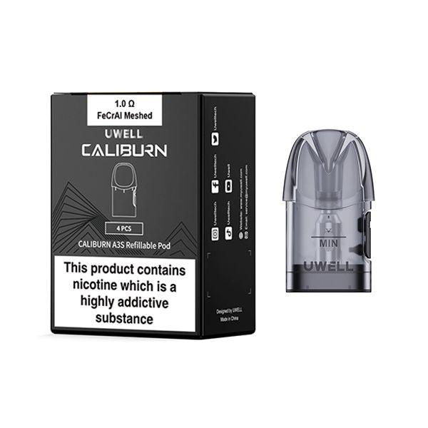 Uwell Caliburn A3S Replacement Pods - 4pack - Puff N Stuff