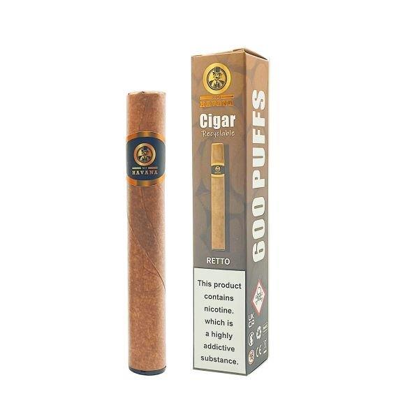 XO Havana Cigar 600 Disposable Vape Puff Pod Box of 10 - Puff N Stuff