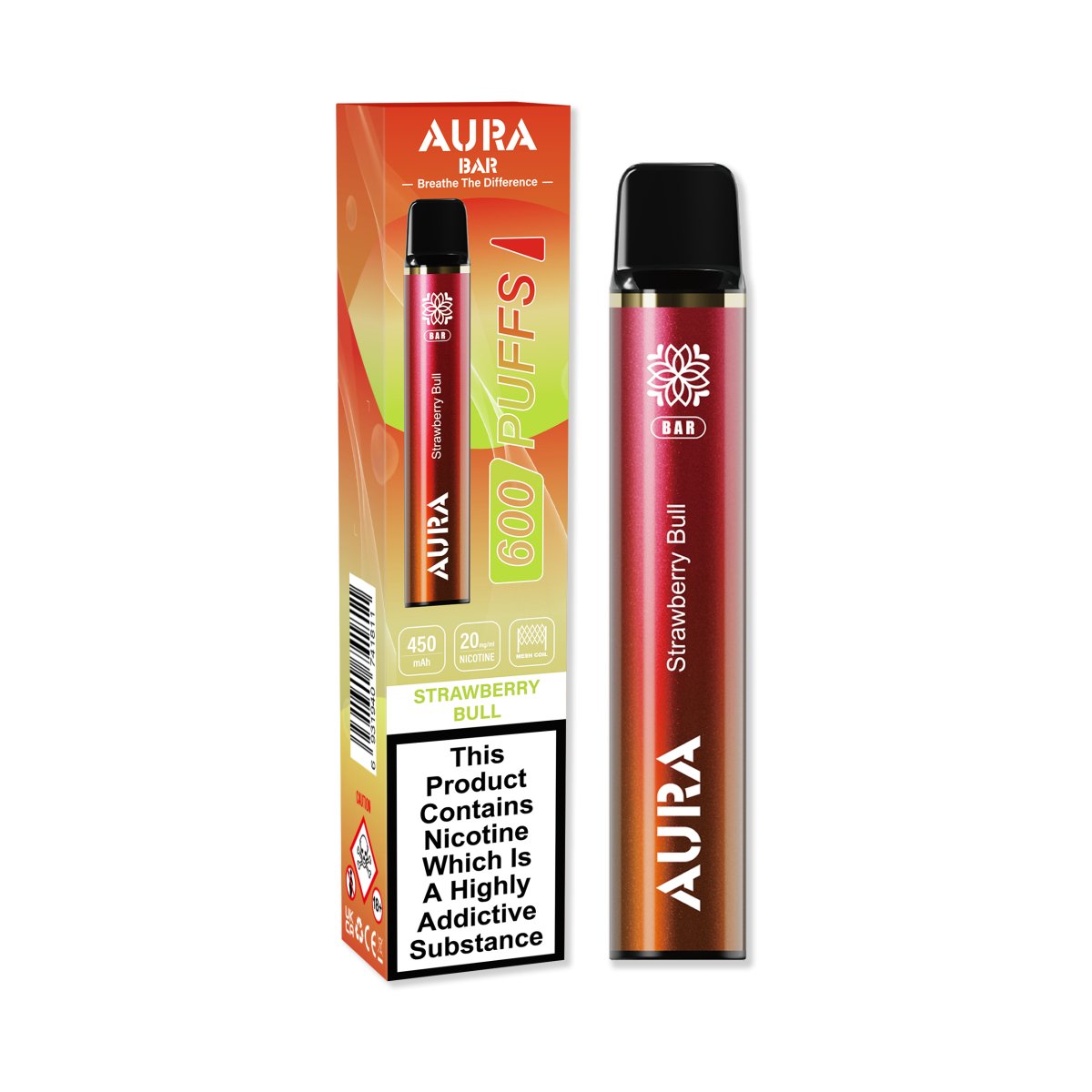 Crystal Prime - Aura Bar 600 Puffs Disposbale Vape By Crystal Prime - Box of 10 - theno1plugshop