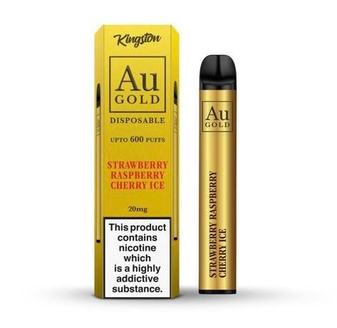 Kingston - Kingston Au Gold 600 Puffs Disposable Vape Pod (Box of 10) - theno1plugshop